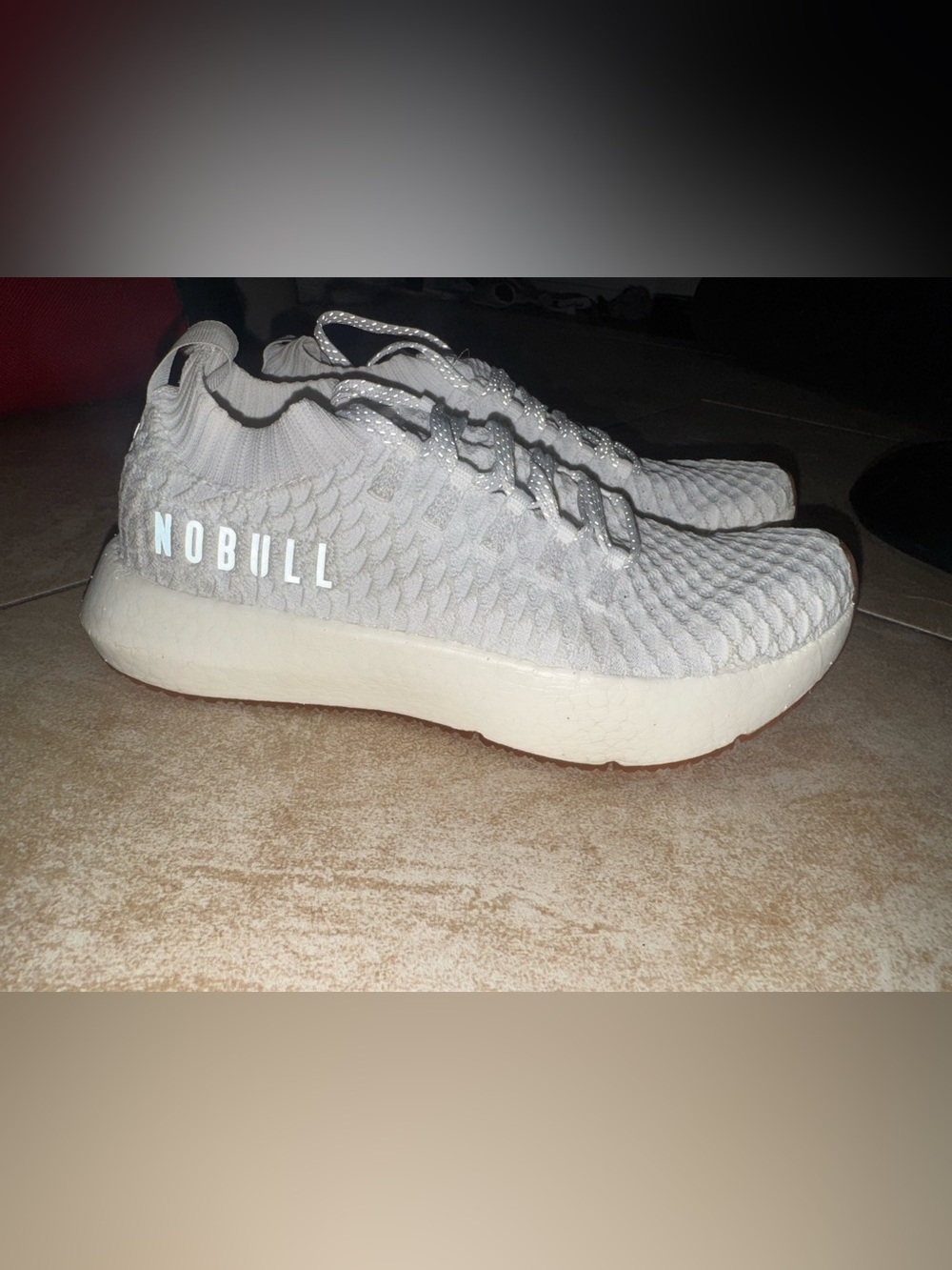 NOBULL Women’s Knit Trainer shoes in White